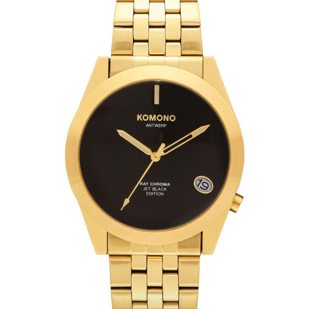 KOMONO - Reloj Análogo Ray Chroma Estate Gold Jet