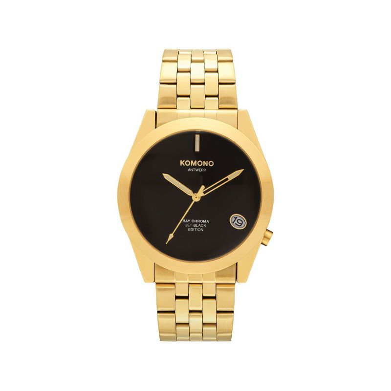 KOMONO - Reloj Análogo Ray Chroma Estate Gold Jet