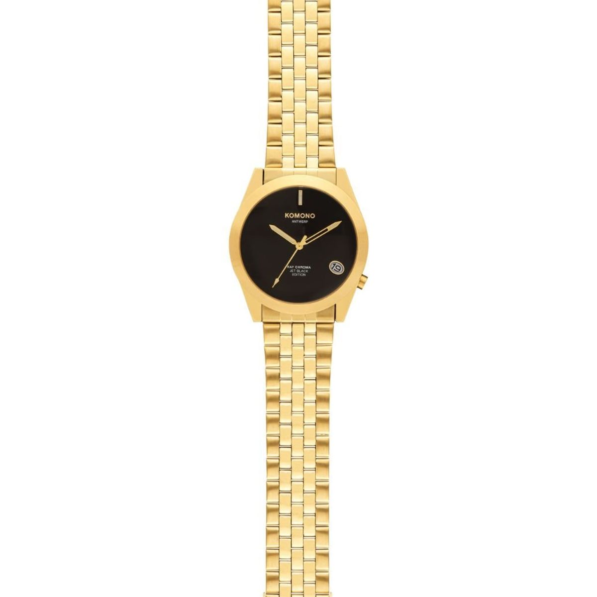 KOMONO - Reloj Análogo Ray Chroma Estate Gold Jet