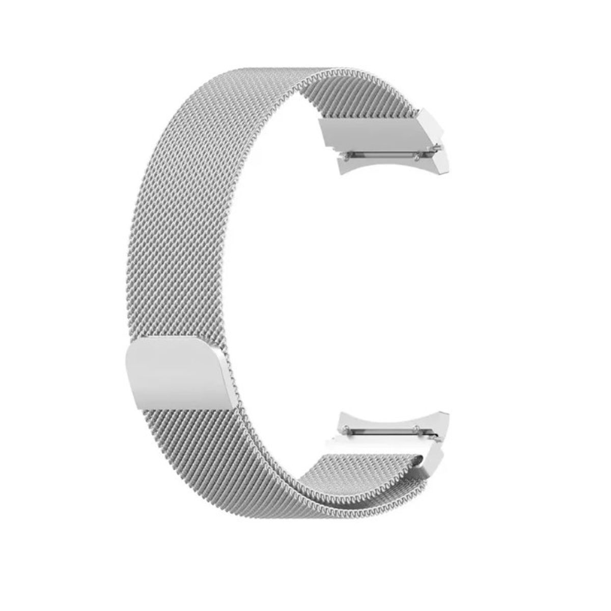 GENERICO - Correa Magnetica Compatible Samsung Watch 4&5 Plateada 20mm