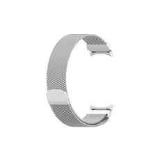 GENERICO - Correa Magnetica Compatible Samsung Watch 4&5 Plateada 20mm