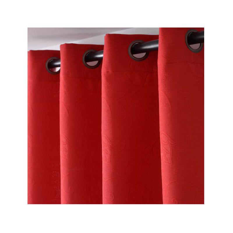 GENERICO - Cortinas Hogar Telas Brocato 2 Panos 140x220 Cm