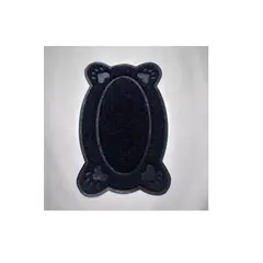 GENERICO - Alfombra Atrapa Arena Para Gatos Salida Arenero Negro.