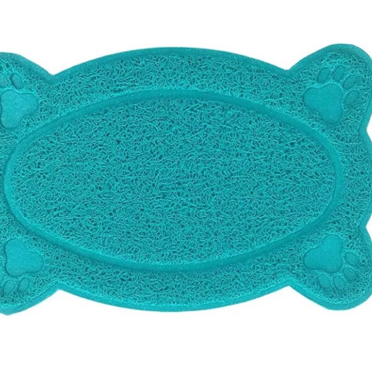 GENERICO - Alfombra Atrapa Arena Para Gatos Salida Arenero Turquesa.