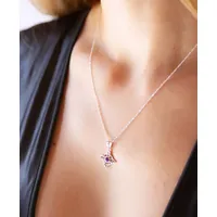 Collar nudo de bruja piedra amatista