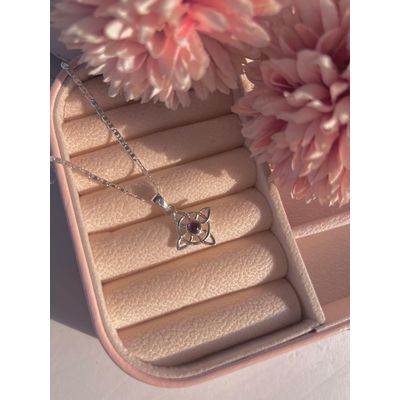 Imagen 2 del producto Collar nudo de bruja piedra amatista