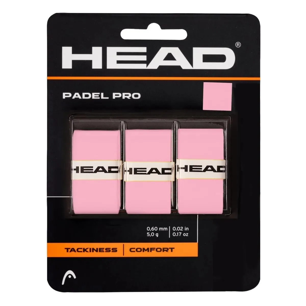 HEAD - Overgrip Head Padel Pro Rosado X3
