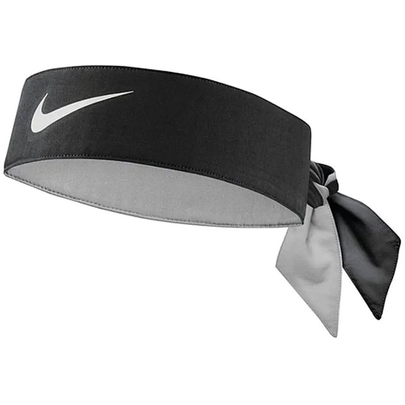 NIKE - Bandana Nike Negra Logo Blanco Tenis Padel