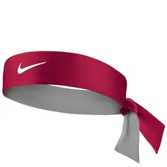 NIKE - Bandana Roja Logo Blanco Tenis Padel