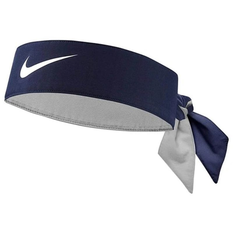 NIKE - Bandana Nike Azul Marino Logo Blanco Tenis Padel