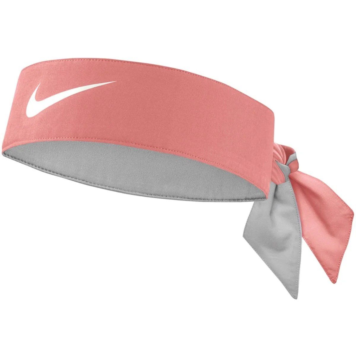 NIKE - Bandana Nike Rosada Logo Blanco Tenis Padel