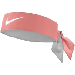 NIKE - Bandana Rosada Logo Blanco Tenis Padel