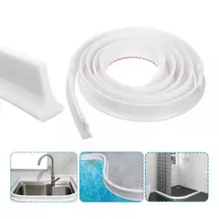 DEKANO - 2m Plegable Barrera De Agua De Tpe Para Umbral De Baño