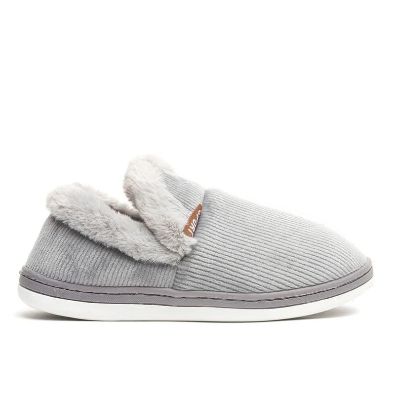 CARBIN - Pantufla Unisex Gris Terrance Carbin
