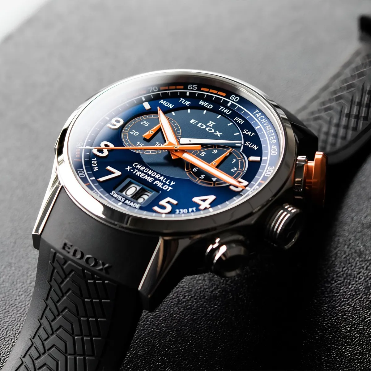 EDOX - Reloj Edox Chronorally Chronograph Hombre