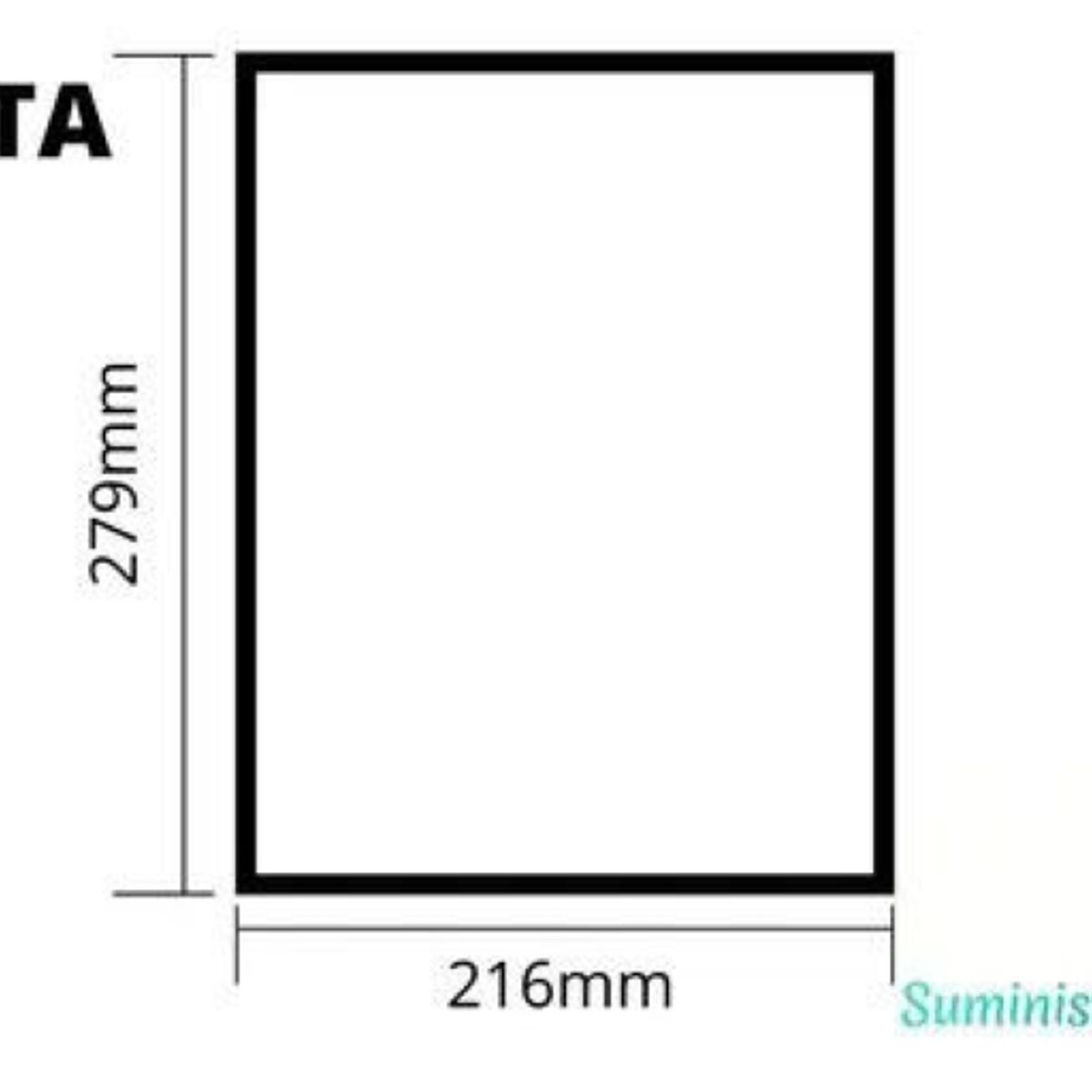 ADETEC - Separadores Carta Vinílico Con Stickers Para Documento 6 Un