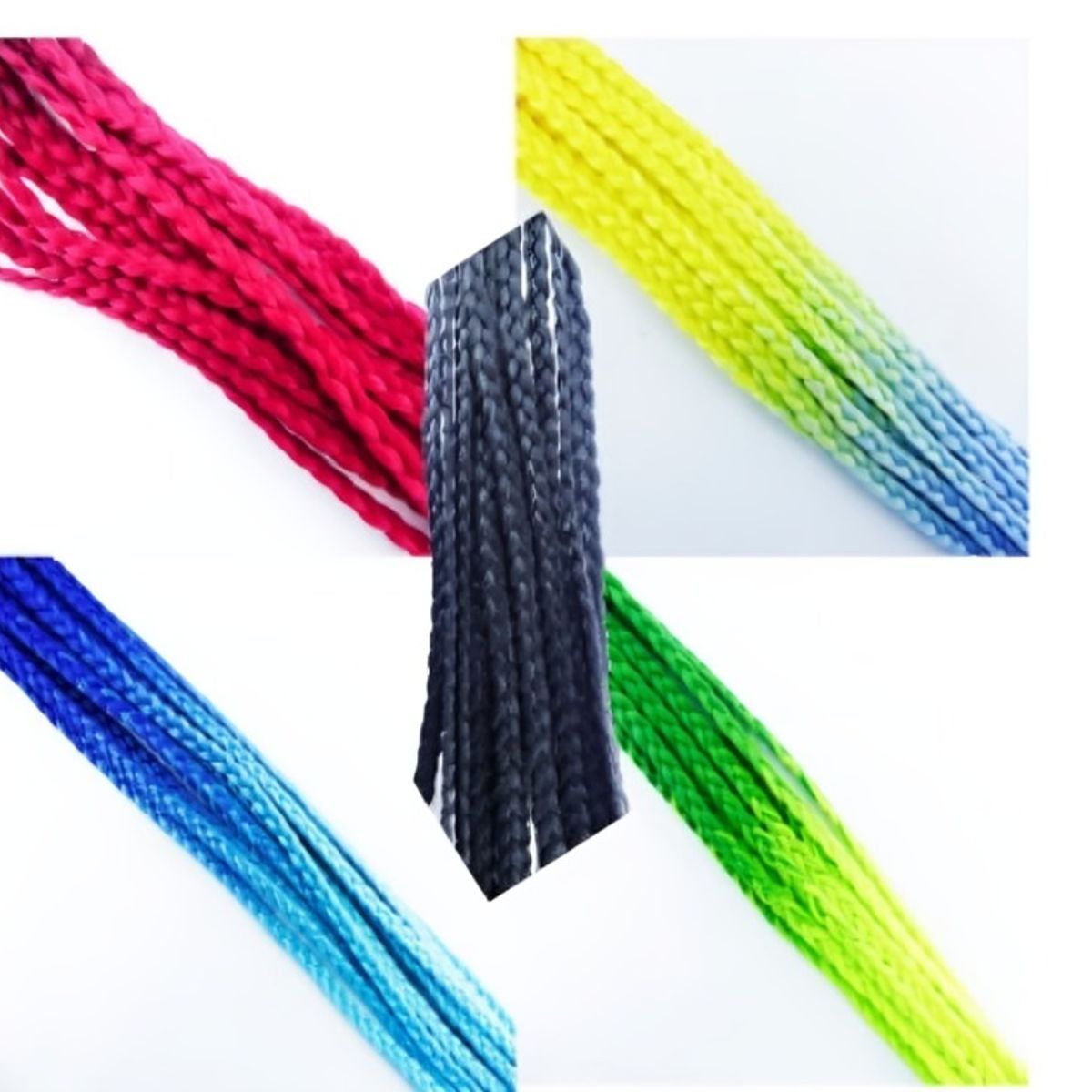 OEM - TRENZAS PARA CASCO DE MOTO CON VENTOSA  EN 5 COLORES