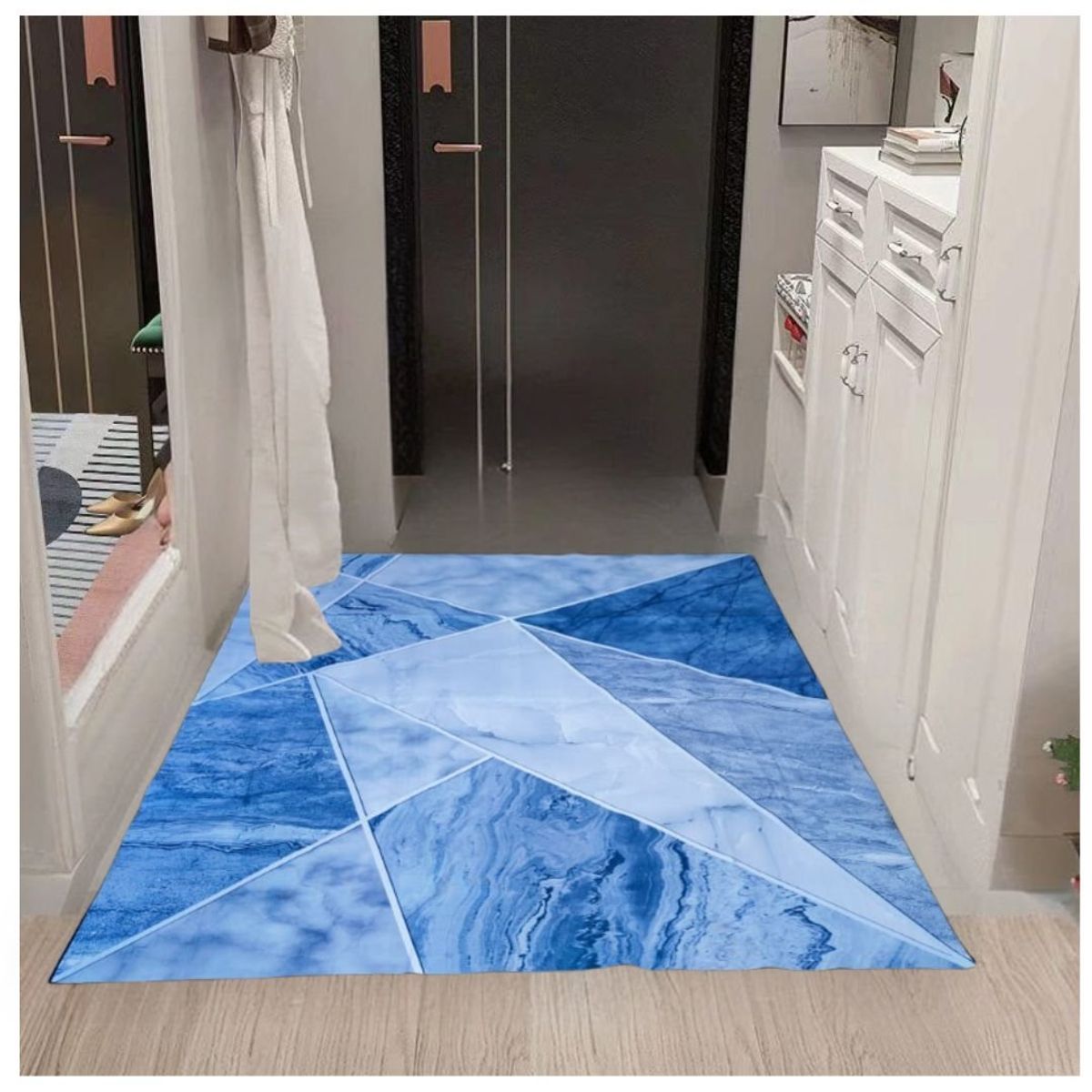 GENERICO - Alfombra Moderna 3D Antideslizante Diseño Terciopelo 240x200cm