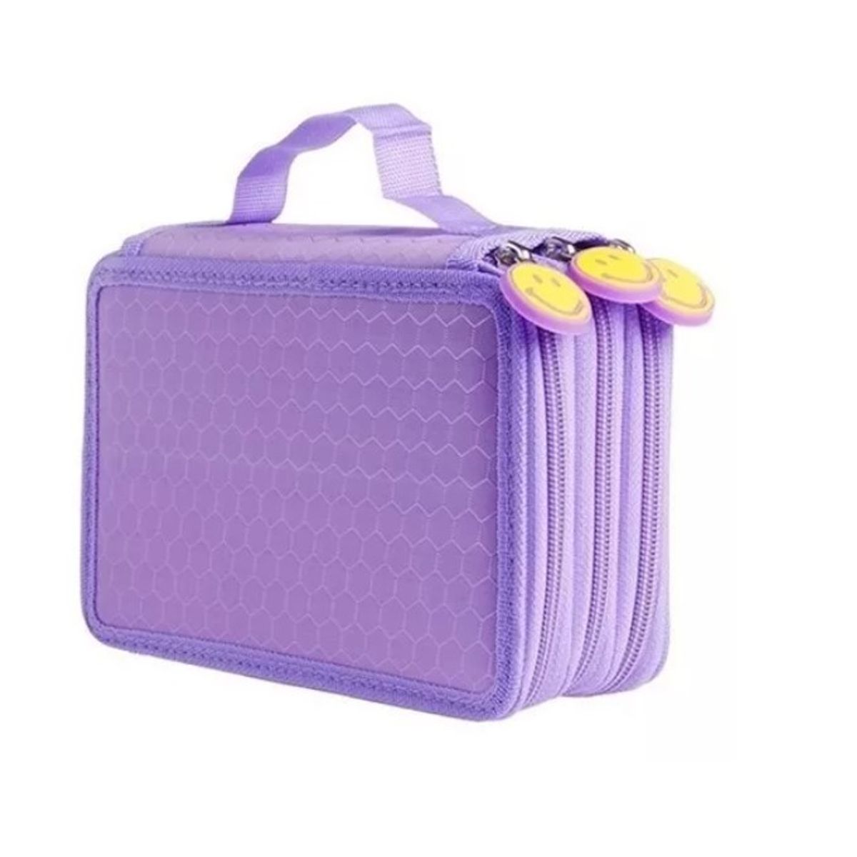 GENERICO - Estuche Organizador Capacidad 72 Lapices De 4 Capas Violeta