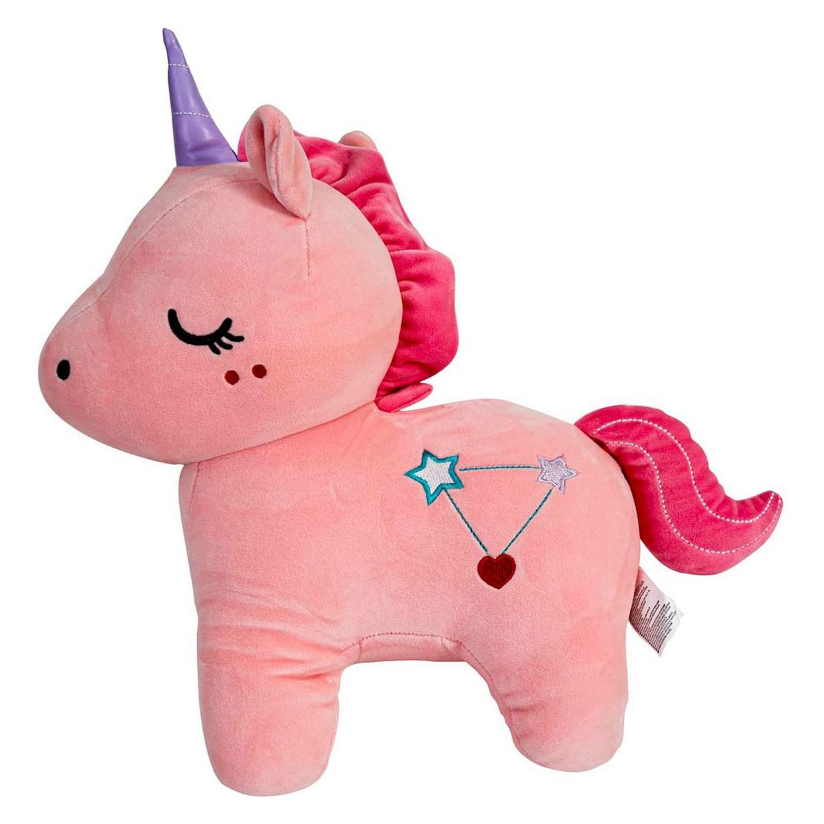 GENERICO - Unicornio Pony Peluche Suave Felpa Tonos Pasteles - Rosa