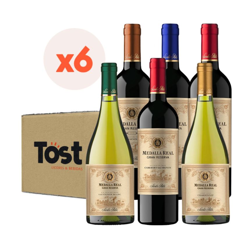 SANTA RITA - 6x Mix Vinos  Santa Rita Gran Reserva