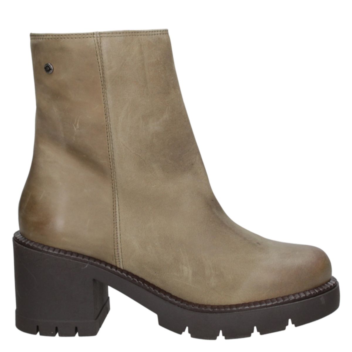 POLLINI - Botín Casual Mujer Verde Pollini