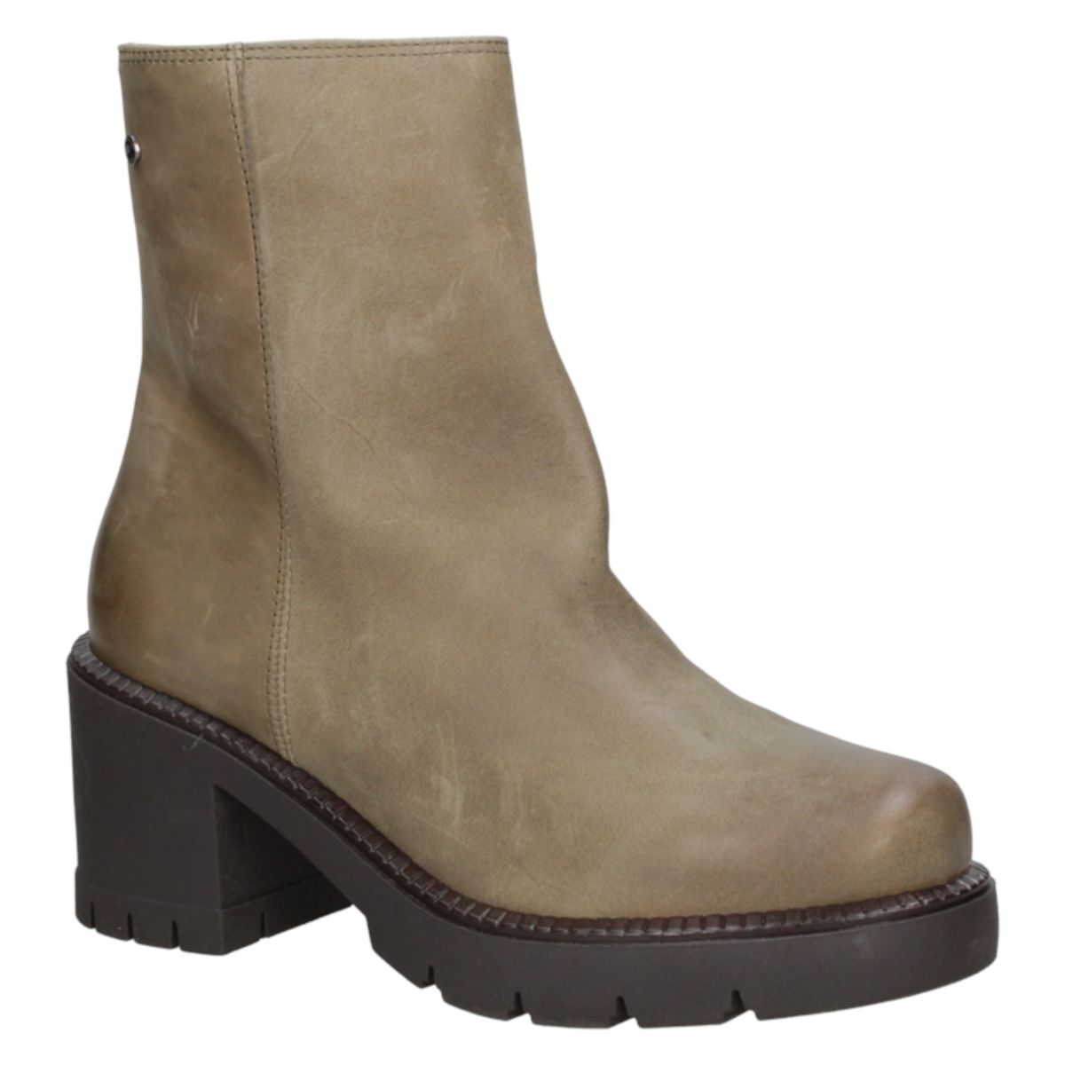 POLLINI - Botín Casual Mujer Verde Pollini