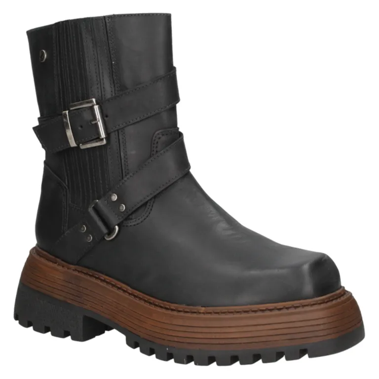 Bota Casual Mujer Negro