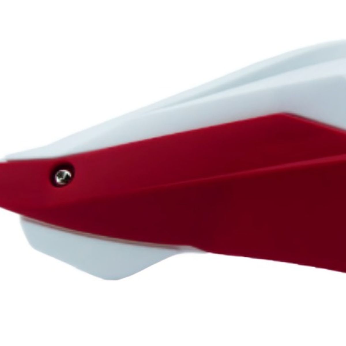 OEM - PROTECTOR DE MANILLA PARA MOTO BASE METAL ROJO SET X 2 PCS