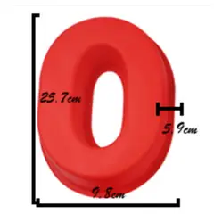 GENERICO - Molde De Silicona Grande Número 0