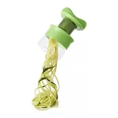 GENERICO - Cortador De Verduras Pelador Vegetales Espiral Verde