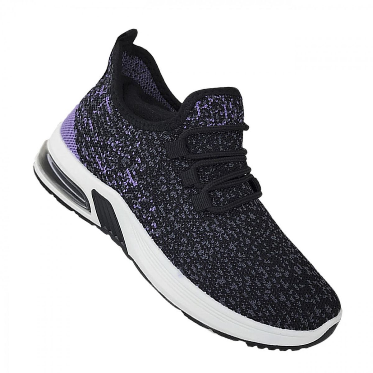 GENERICO - Zapatillas Deportivas Air Running Mujer Negro/lila 3209