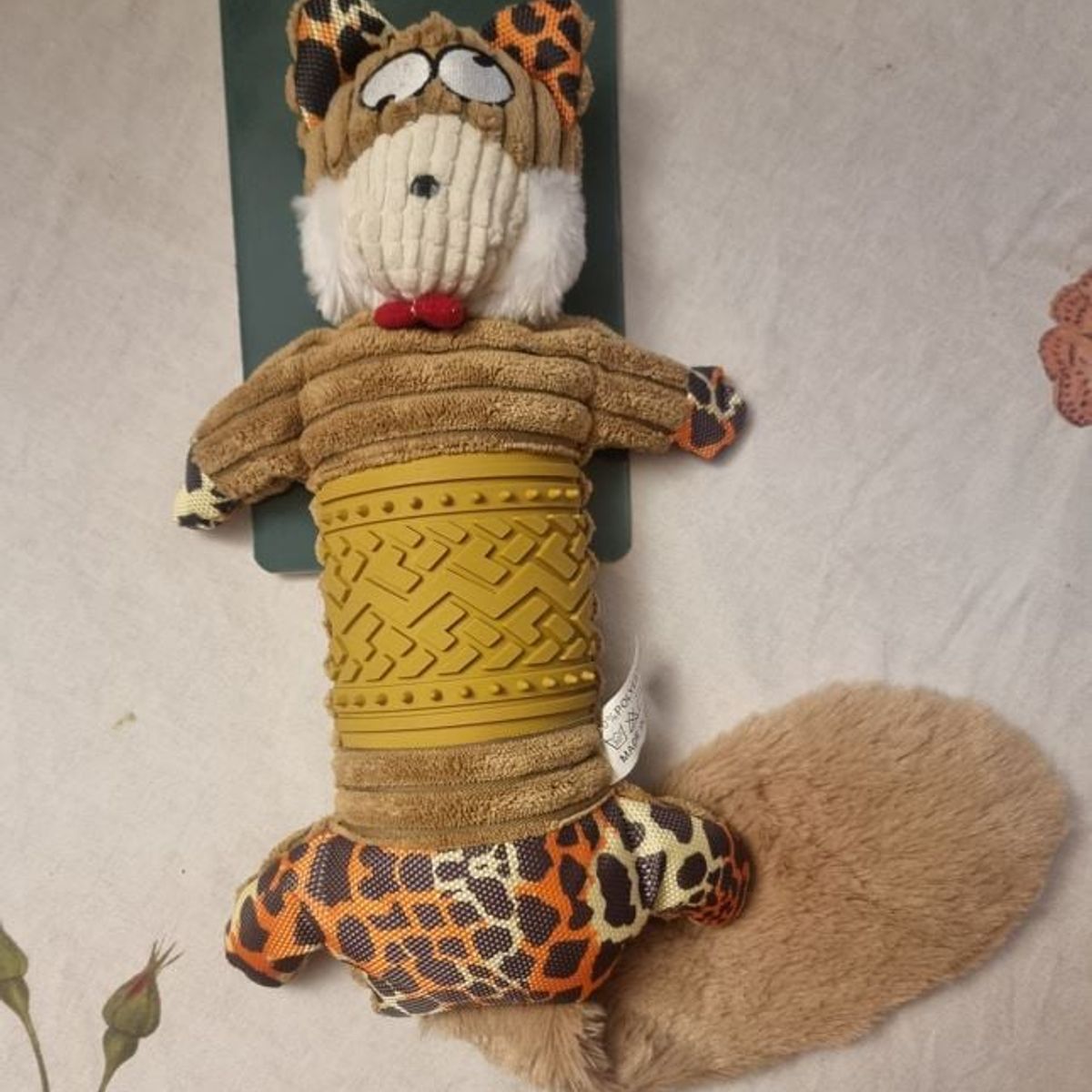 GENERICO - JUGUETE PARA PERRO CASTOR CON SONIDO