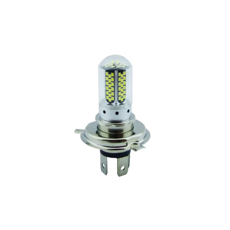 OEM - AMPOLLETA PARA MOTO H-4 NEW LUZ BLANCA 106 LED 20W