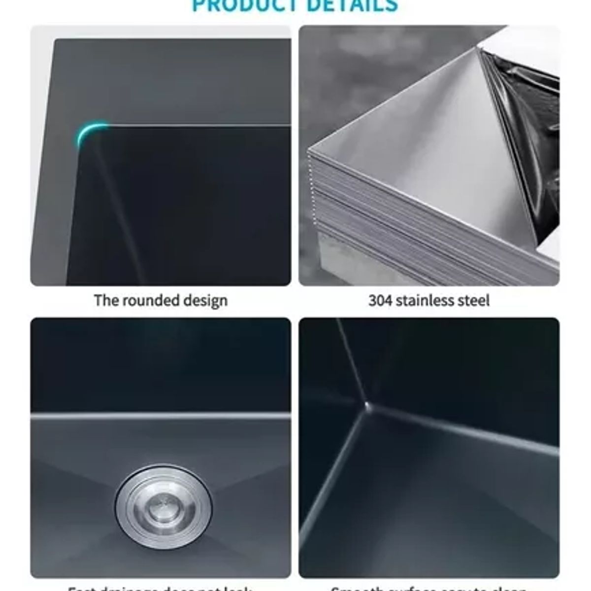 GENERICO - Lavaplatos Sobre Cubierta 55x45 Rejilla Dispensador