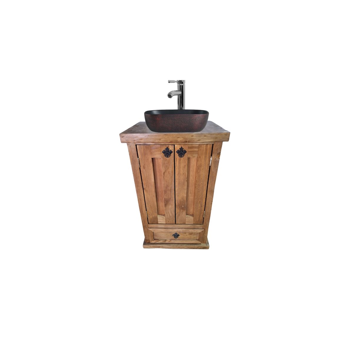 CASAHOGGAR - Vanitorio 50 Rustico Pardo Arena Dorada