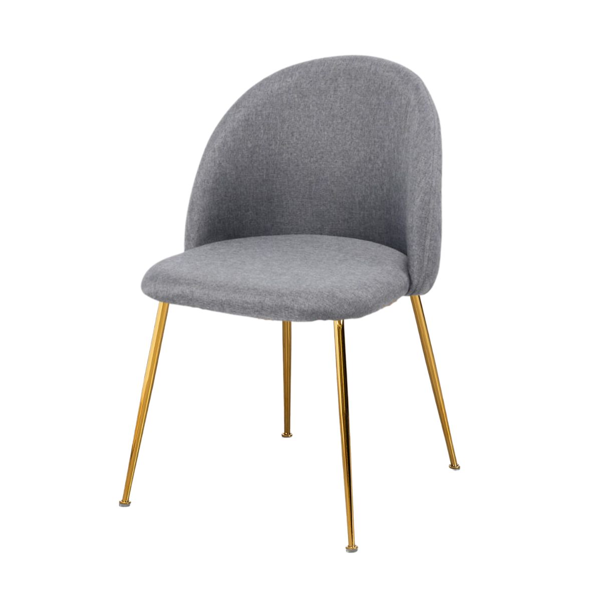 HABITA2 CHILE - Pack 4 Silla de comedor Nordic Lino Gold - Gris