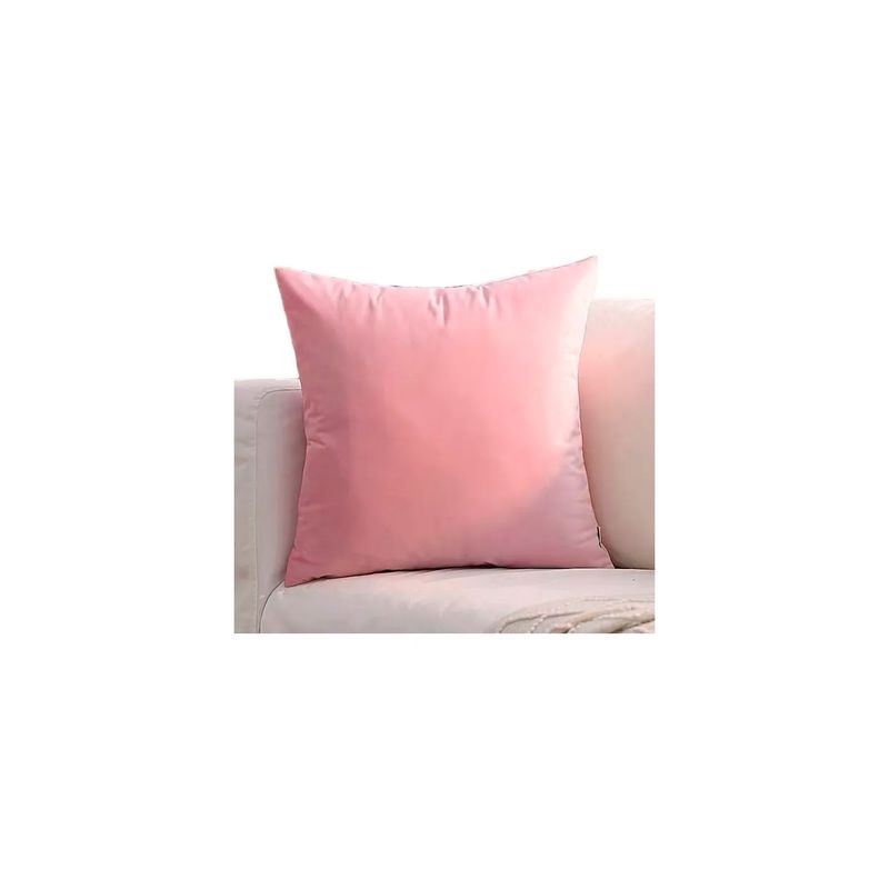 GENERICO - Pack 2 Fundas Para Cojin Velvet Terciopelo Liso 45x45cm