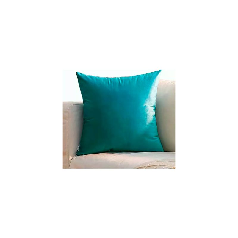 GENERICO - Pack 2 Fundas Para Cojin Velvet Terciopelo Liso 45x45cm