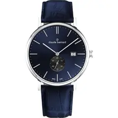 CLAUDE BERNARD - Reloj Classic Plano Hombre Azul