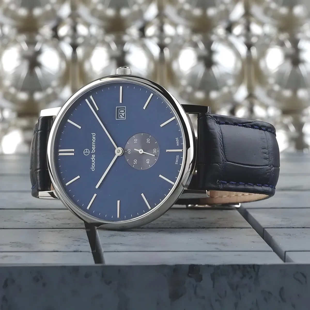 CLAUDE BERNARD - Reloj Claude Bernard Classic Plano Hombre Azul