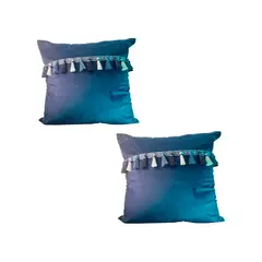 GENERICO - Pack 2 Cojines Decorativos 45x45 Con Relleno