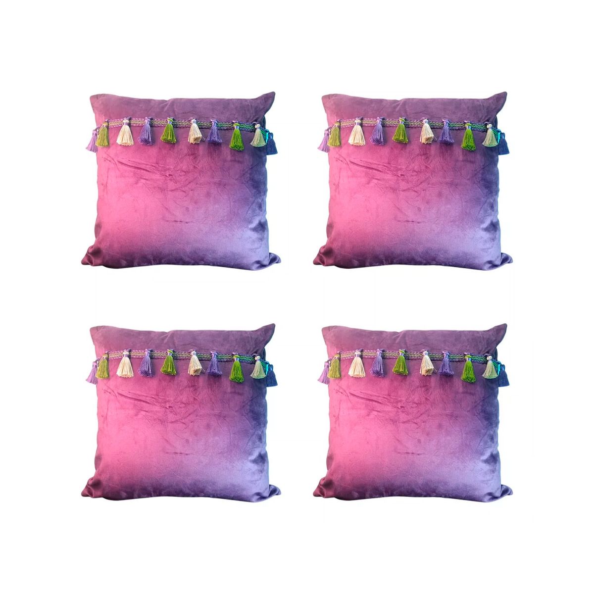 GENERICO - Pack 2 Cojines Decorativos 45x45 Con Relleno