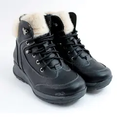 BOTELI - Bota Mujer negro Gamuza Invierno