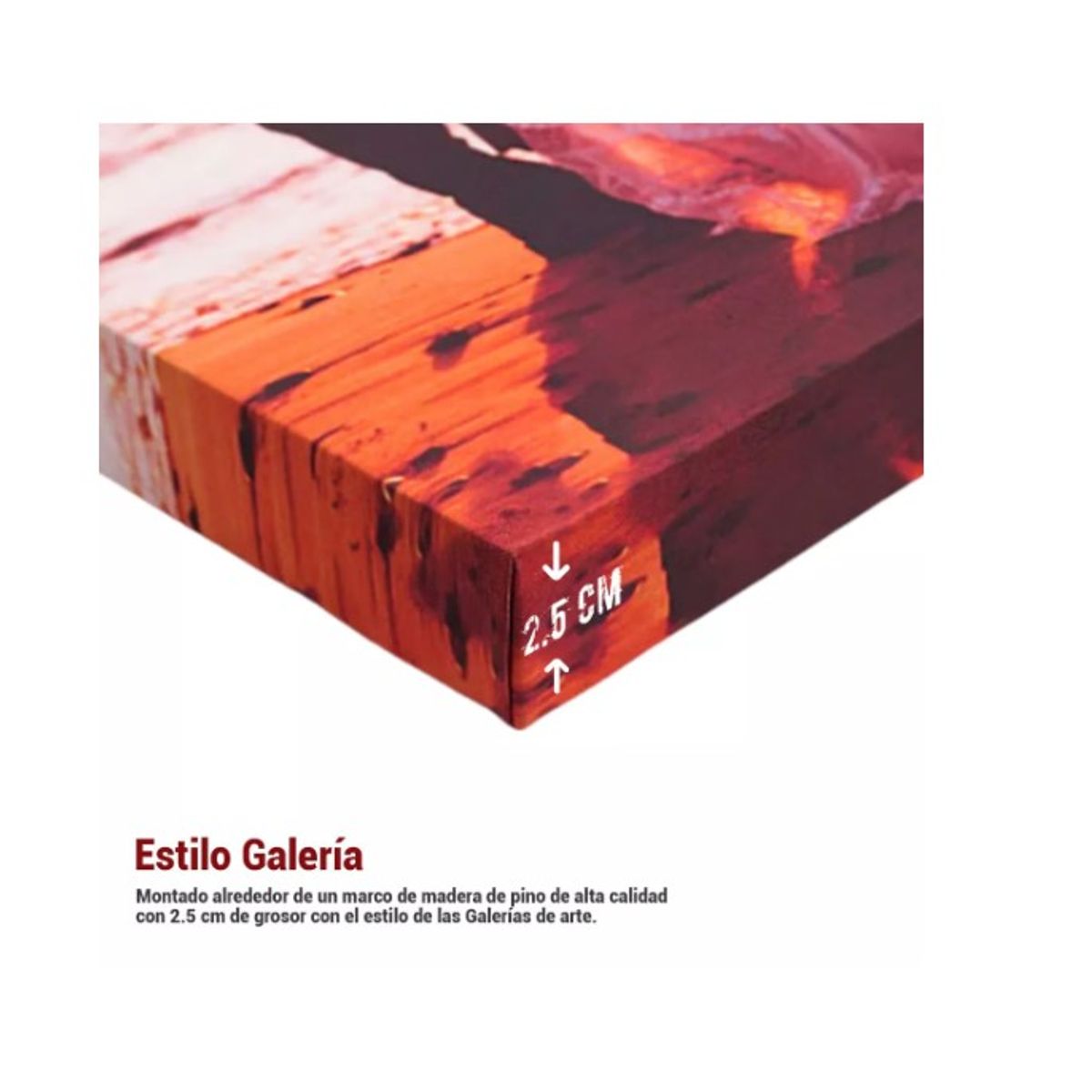 GENERICO - Cuadro Decoración Comedor Coral Turquesa Amarillo Floral 60