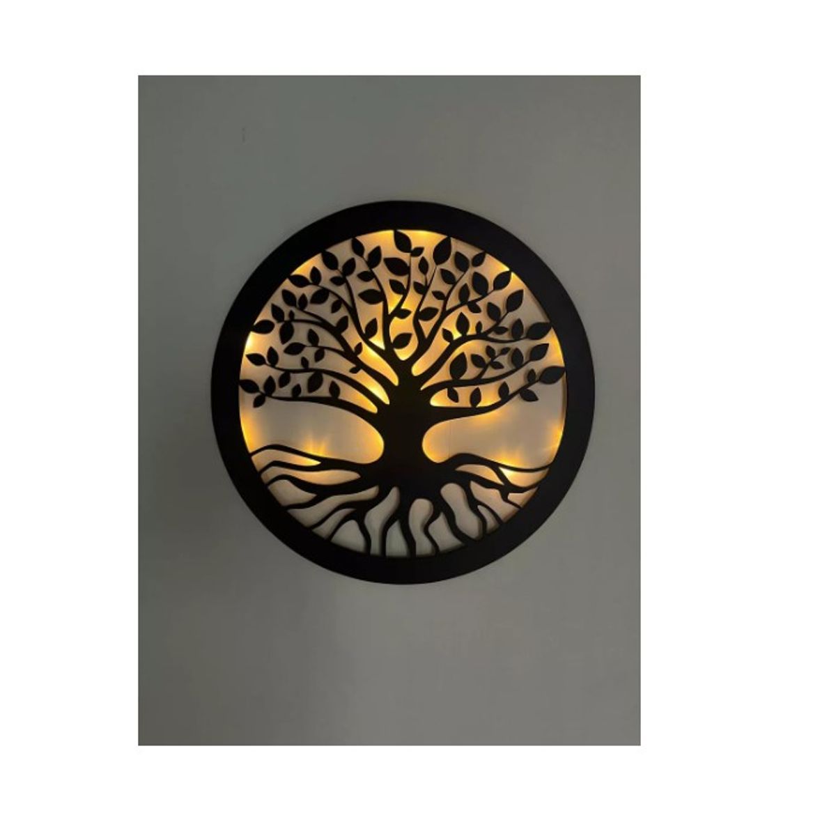 GENERICO - Cuadro Árbol De La Vida Luz Cálida