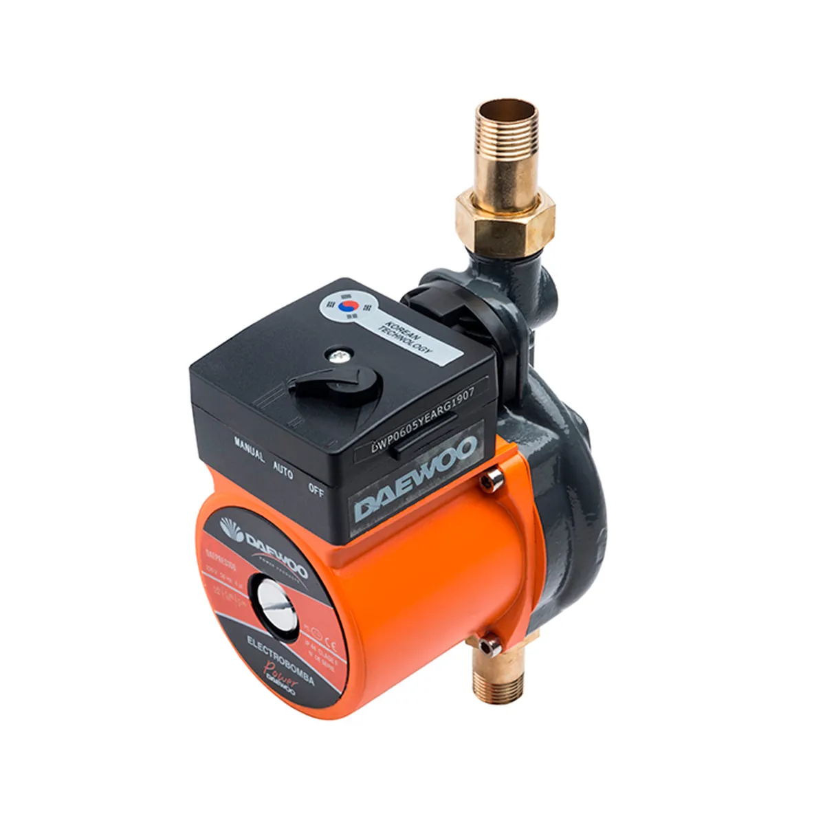 DAEWOO - Bomba De Agua Presurizadora Daewoo Daepres100 100w 2 Baños