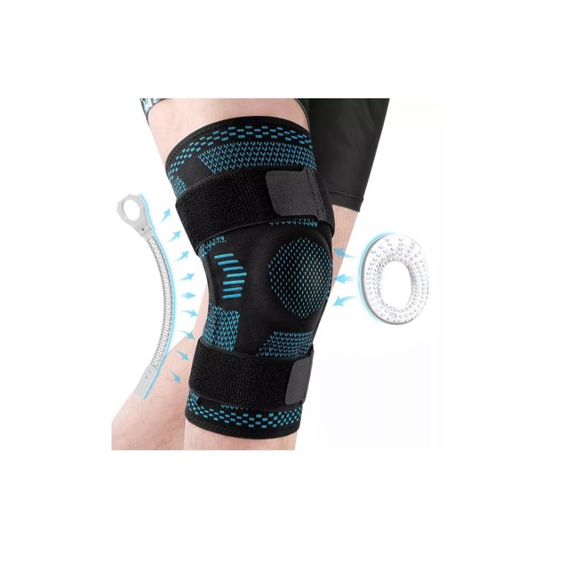 GENERICO - Pack X 2 Rodillera Elástica De Compresión Gym Para Deportes T M