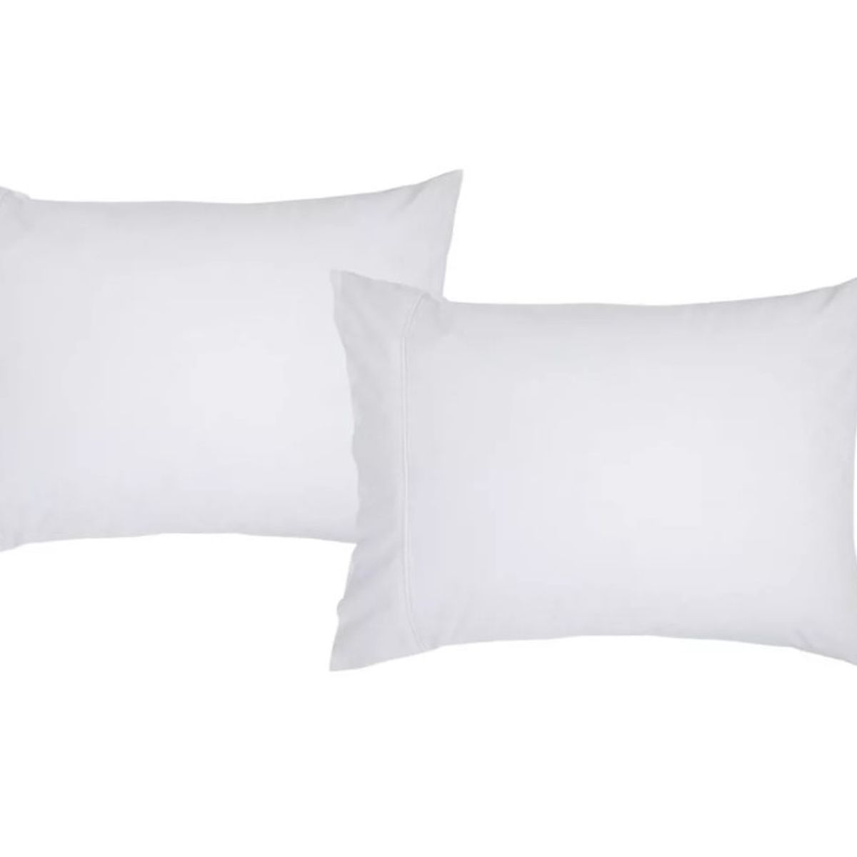 GENERICO - Par Fundas Almohadas Blancas 50x90 200 Hilos