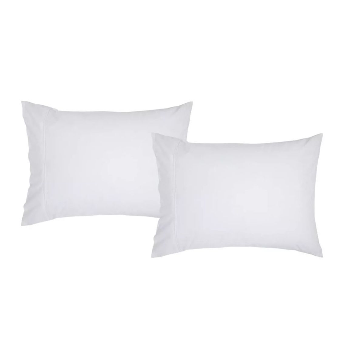 GENERICO - Par Fundas Almohadas Blancas 50x90 200 Hilos